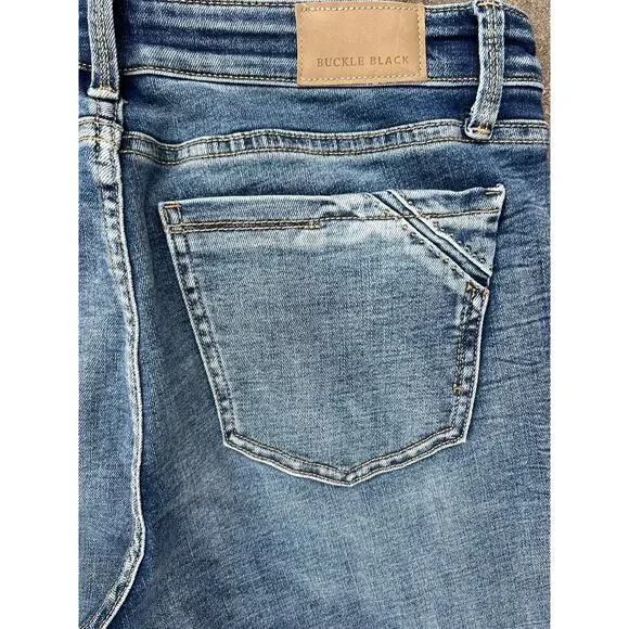 Buckle black mid rise straight jeans size 30x33 - Picture 4 of 5